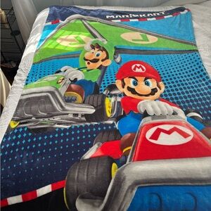 Mario Kart Cozy Fleece Throw Blanket - Multicolor -Kids & Teens